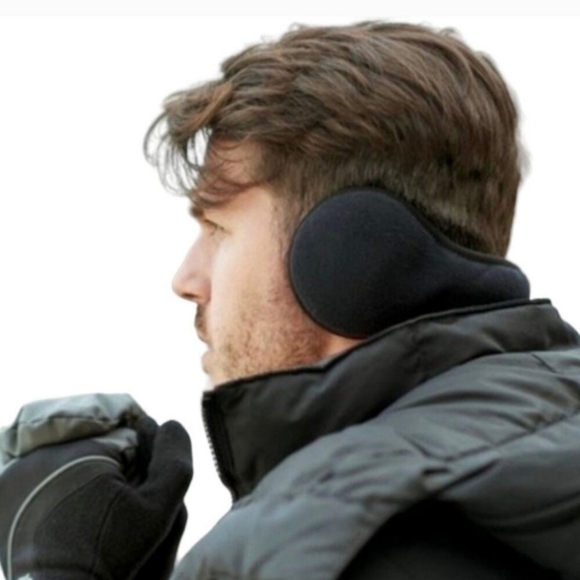 UR Powered Men's Wool Blend Behind The Head Ear Warmers - Size OS - Picture 1 of 7